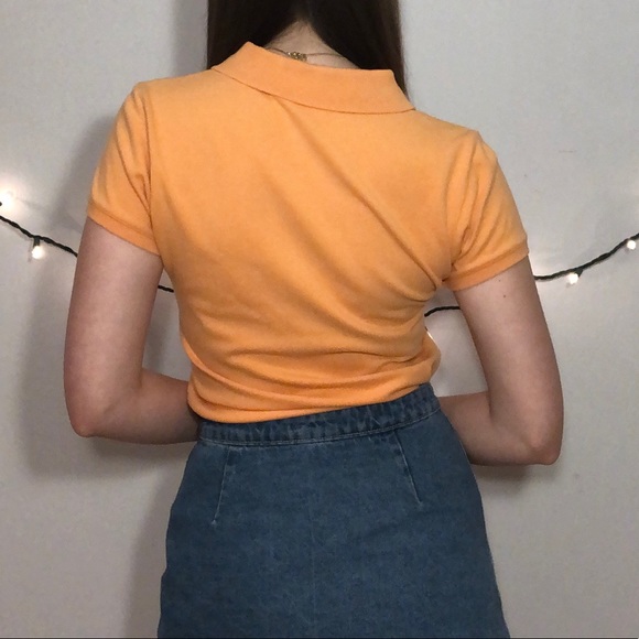 Polo Ralph Lauren Jeans Peachy Orange Blouse Top - Picture 2 of 4